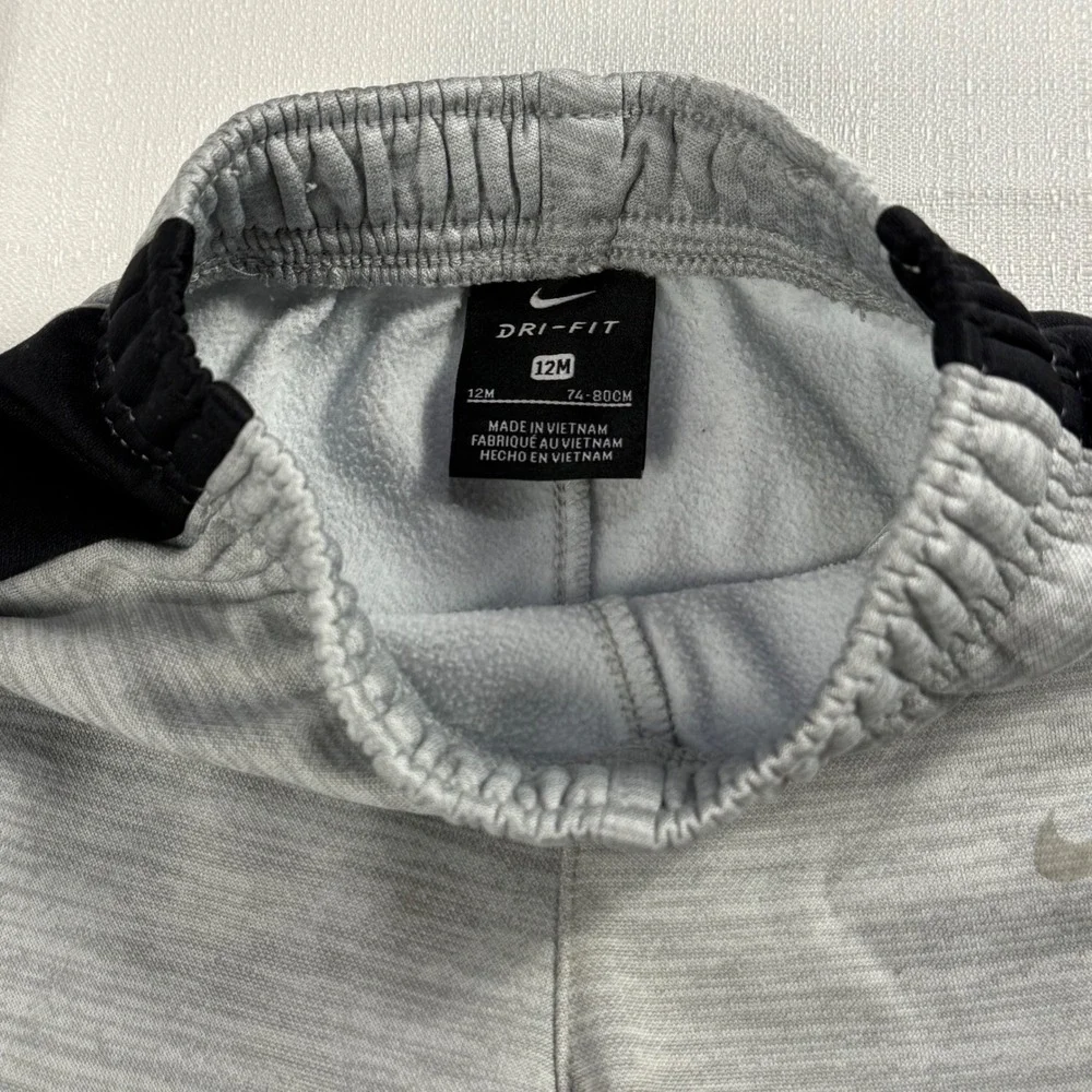 Nike Gray Black Dri-FIT Baby Toddler Pants‎ Size 12M
